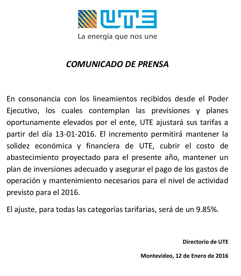 Comunicado-de-Prensa-UTE-Tarifas