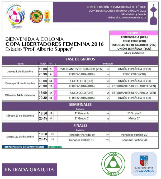 fixture-colonia-copa-libertadores-femnenino