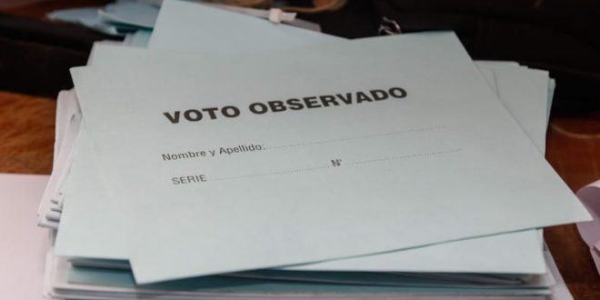 Escrutinio de votos observados