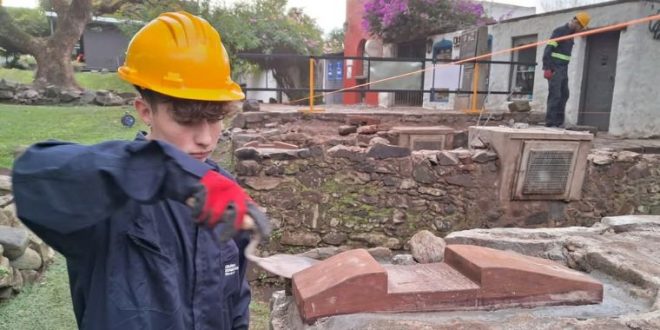 Avance de Obra -Recuperación del puente y portón de campo de la Antigua Colonia del Sacramento